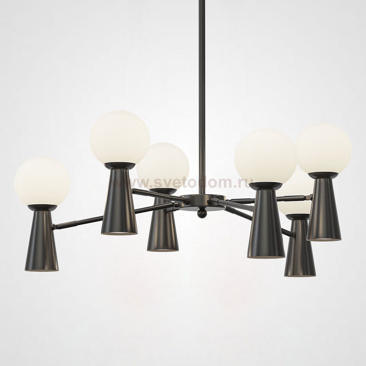 Потолочная люстра ABELINA L12 Black White ImperiumLoft 193026-23