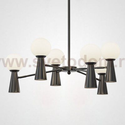 Потолочная люстра ABELINA L12 Black White ImperiumLoft 193026-23