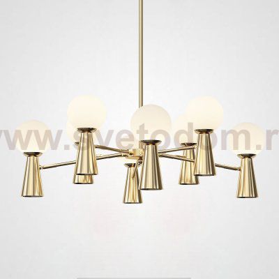 Потолочная люстра ABELINA L16 Gold White ImperiumLoft 193056-23