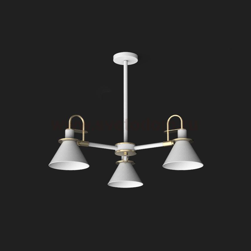 Люстра на штанге CODA D76 White ImperiumLoft 193068-26
