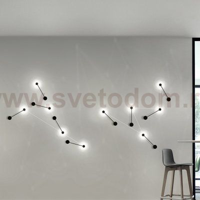 Бра Via Pin Wall L29,5 White ImperiumLoft 193147-26