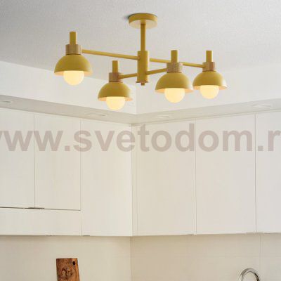 Люстра на штанге FANTA A 8 lights Green ImperiumLoft 193150-26