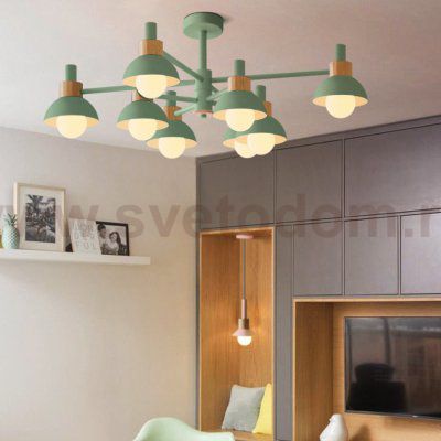 Люстра на штанге FANTA A 4 lights White ImperiumLoft 193152-26