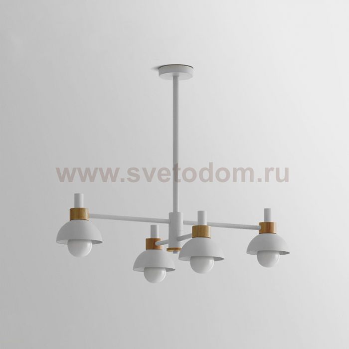 Люстра на штанге FANTA A 4 lights White ImperiumLoft 193152-26