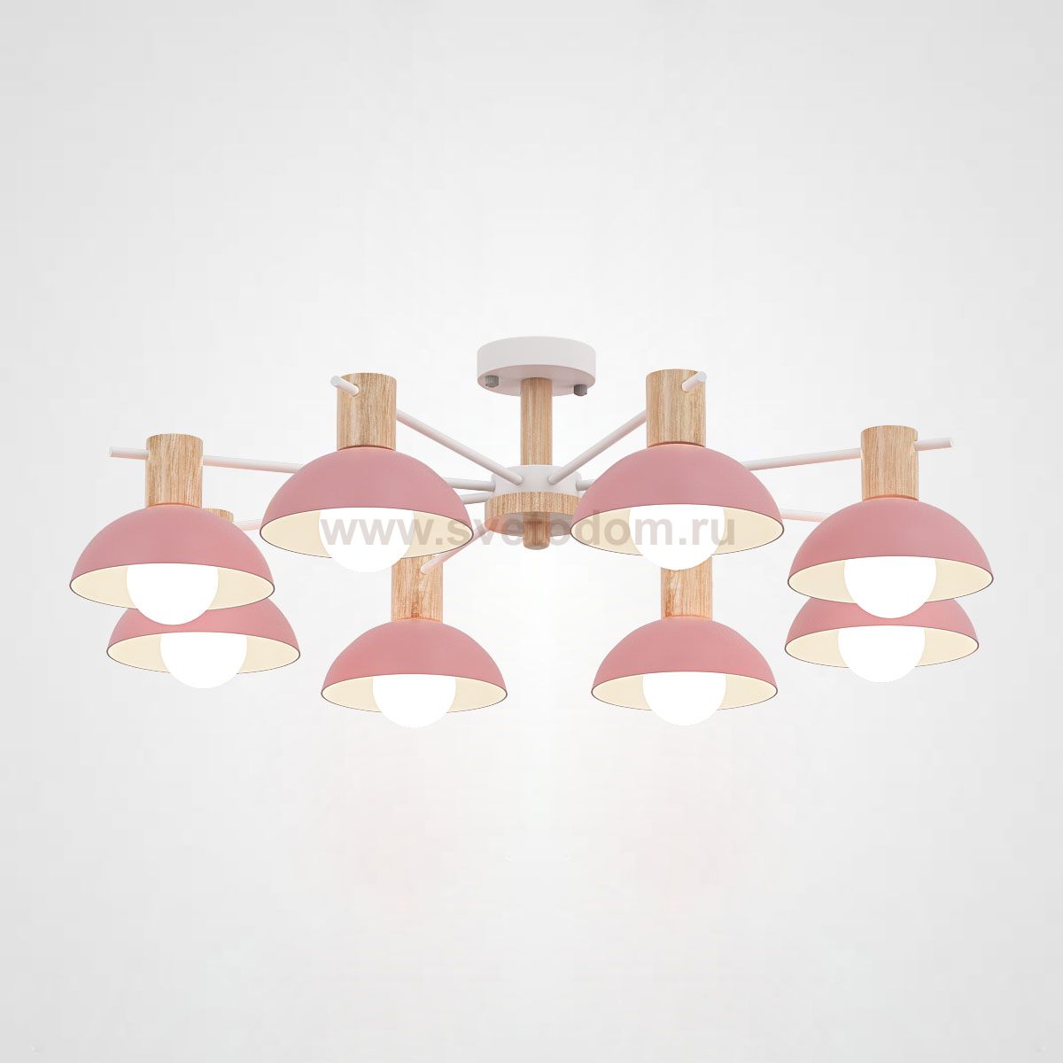 Люстра на штанге DOS D83 Pink ImperiumLoft 193156-26