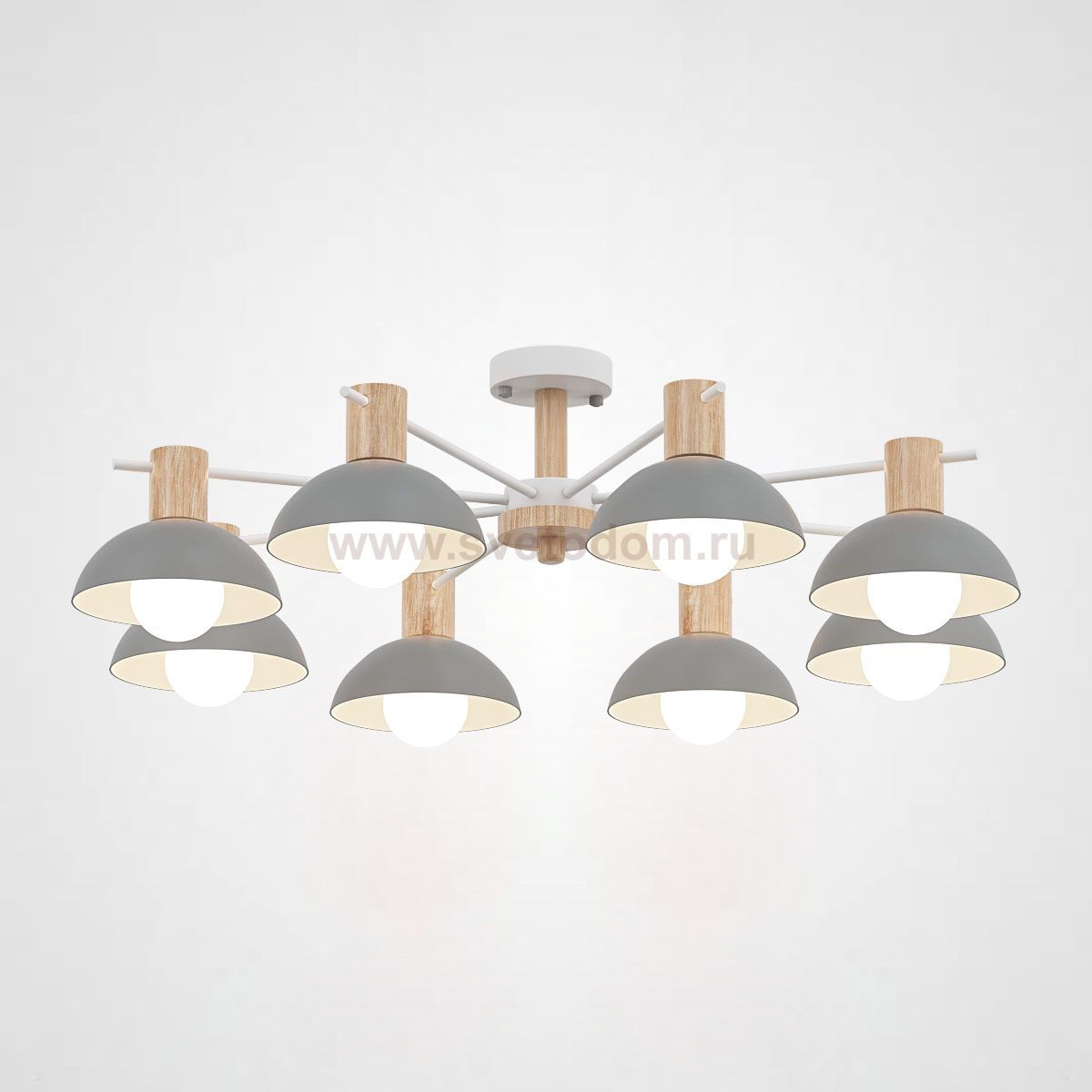 Люстра на штанге DOS D83 Grey ImperiumLoft 193158-26