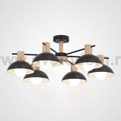 Люстра на штанге DOS D68 Black ImperiumLoft 193162-26