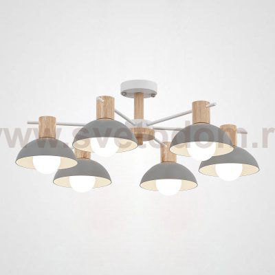 Люстра на штанге DOS D68 Grey ImperiumLoft 193163-26