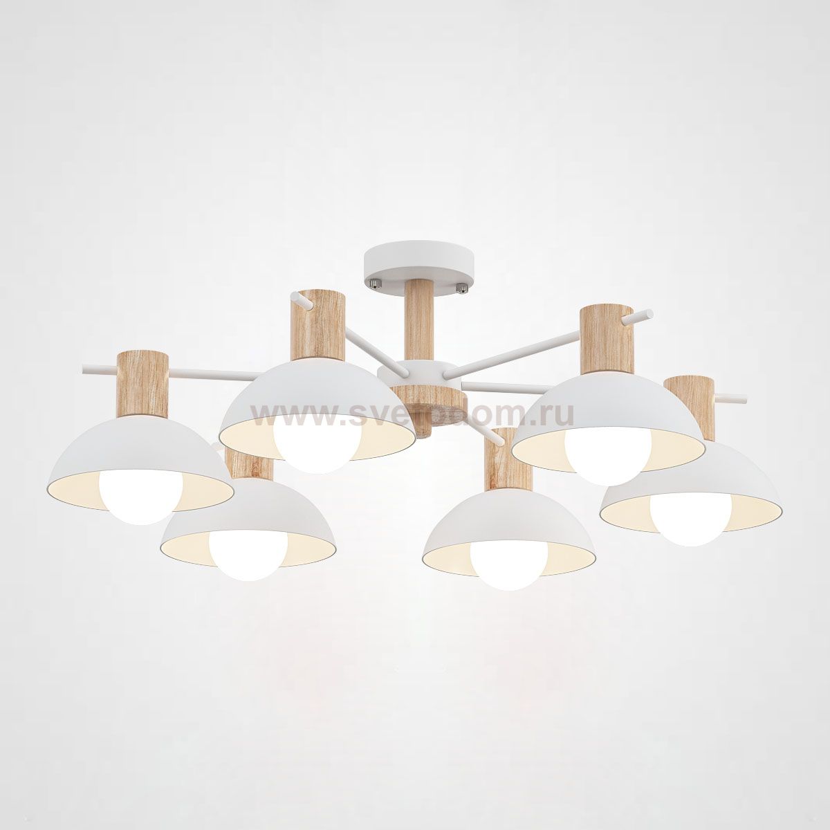 Люстра на штанге DOS D68 White ImperiumLoft 193164-26