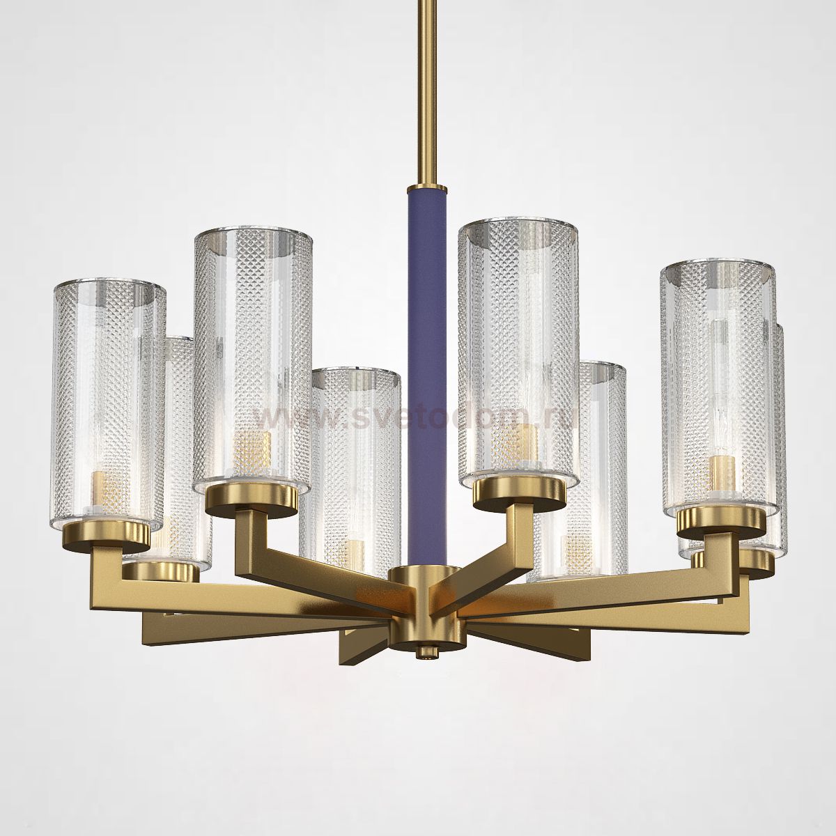 Потолочная люстра ADELEINE L8 Blue ImperiumLoft 193243-23