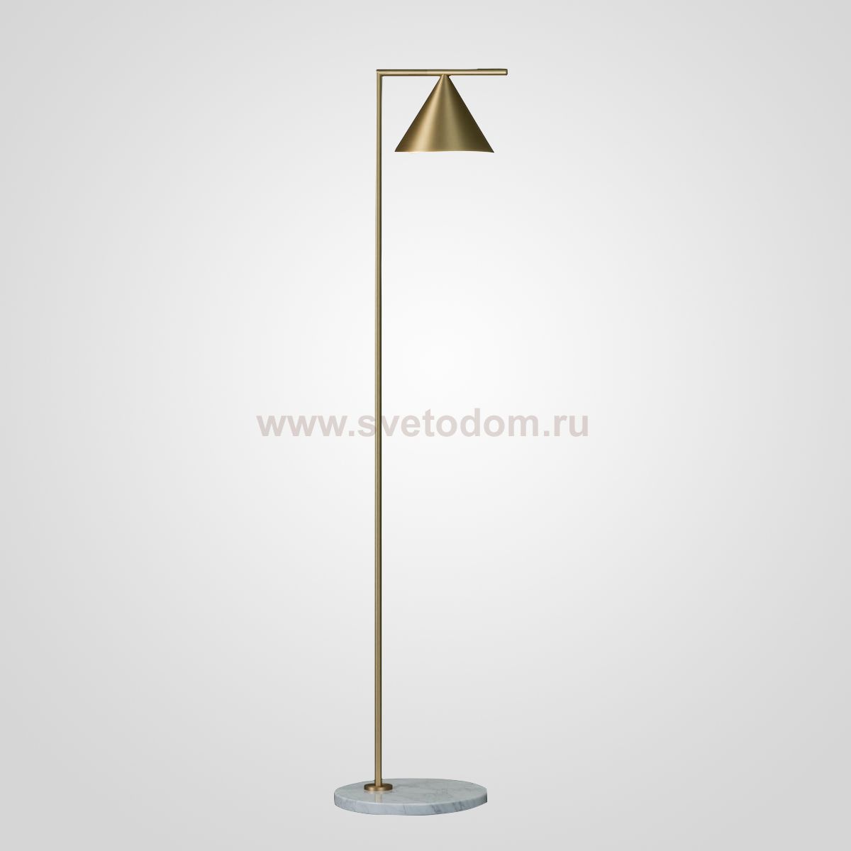 Торшер Captain Flint Cone floor lamp Капитан Флинт Gold ImperiumLoft 193303-22
