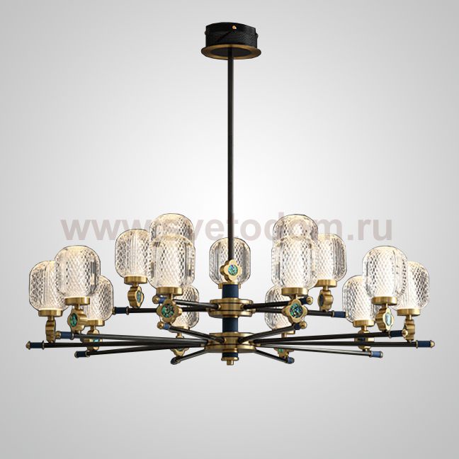 Потолочная люстра LUARA CH B L15 ImperiumLoft 193366-23