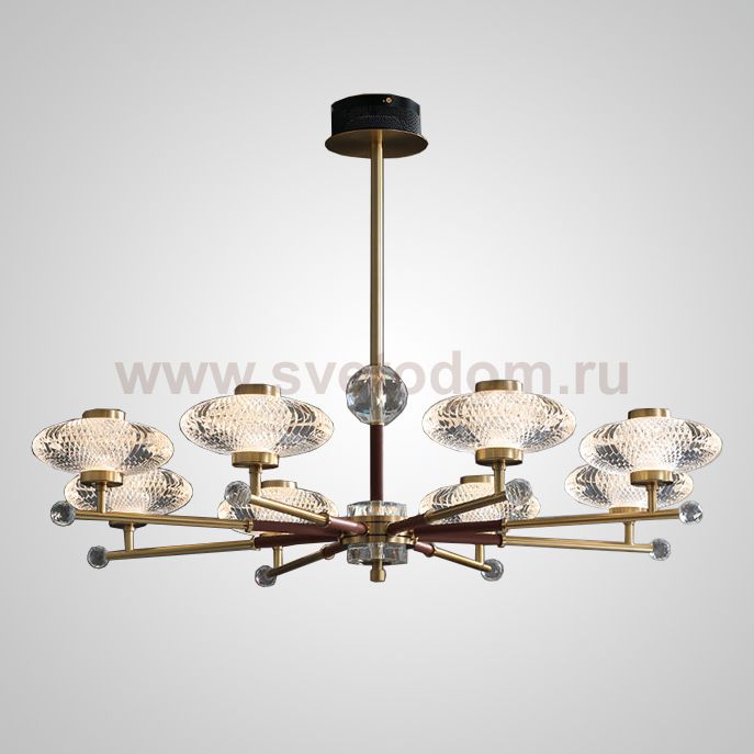 Потолочная люстра NICOL L8 Red ImperiumLoft 193373-23