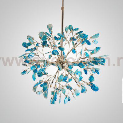 Потолочная люстра AGATE 8 L12 Blue ImperiumLoft 193382-23