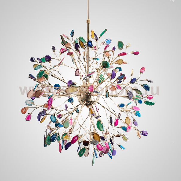 Потолочная люстра AGATE 8 L18 Multicolor ImperiumLoft 193384-23