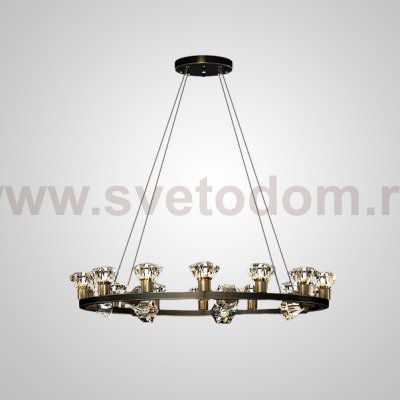 Подвесная люстра FIOCHI L36 Black ImperiumLoft 193414-23