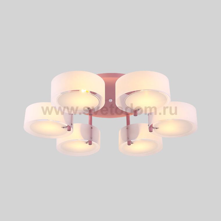 Потолочная люстра HEDDA D73 6 lamps Pink ImperiumLoft 193424-26
