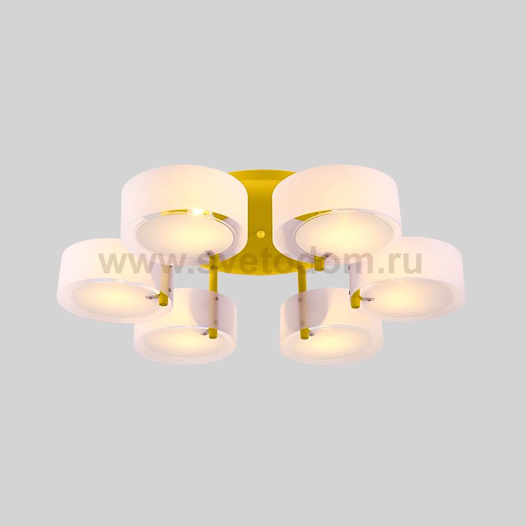 Потолочная люстра HEDDA D73 6 lamps Yellow ImperiumLoft 193425-26