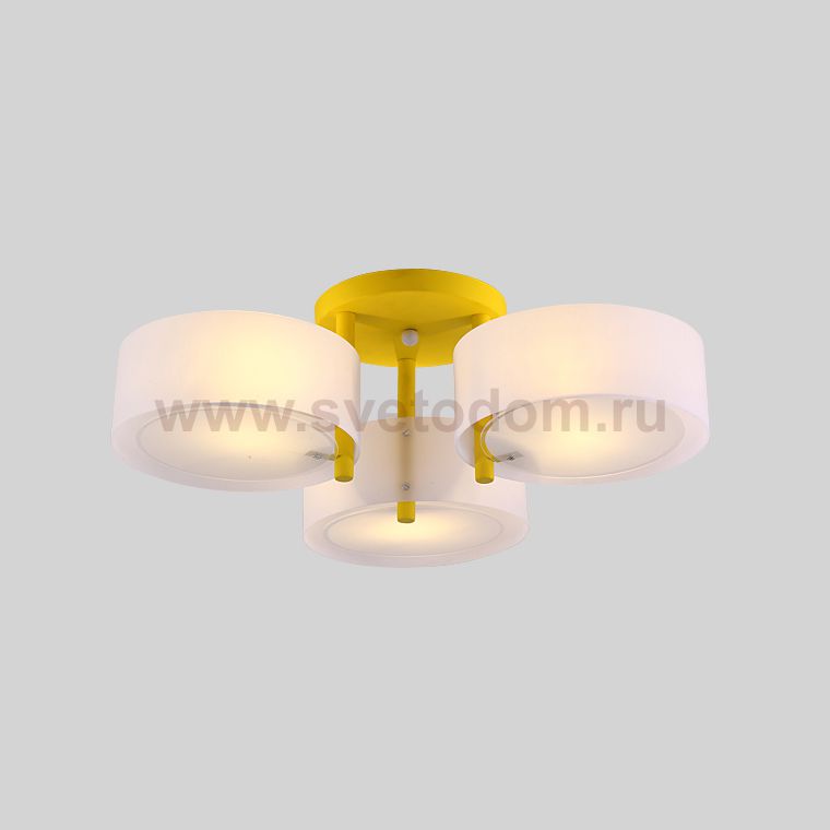 Потолочная люстра HEDDA D54 3 lamps Yellow ImperiumLoft 193433-26