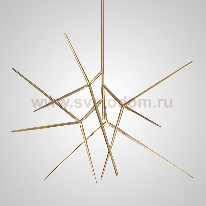 Потолочная люстра FLASK Gold ImperiumLoft 193434-23