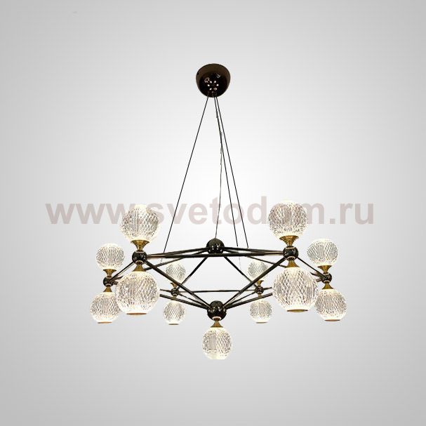 Подвесная люстра TRENTON L13 Black ImperiumLoft 193468-23