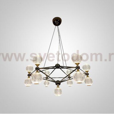 Подвесная люстра TRENTON L13 Black ImperiumLoft 193468-23