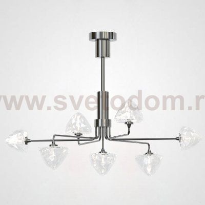Люстра на штанге ICE 7 lamps Black ImperiumLoft 193503-26