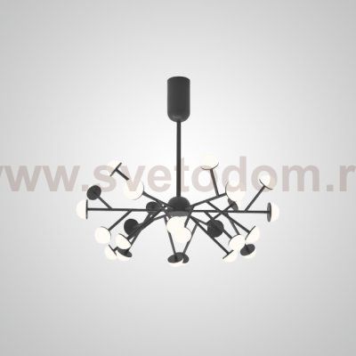 Потолочная люстра HILVI D68 Black ImperiumLoft 193518-23