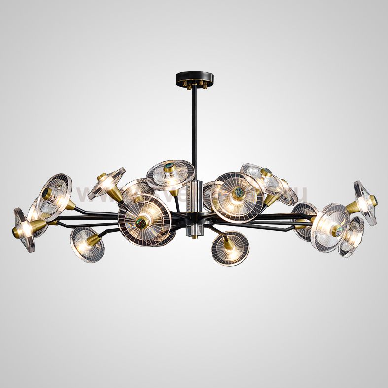 Потолочная люстра JANICA L18 Brass Black ImperiumLoft 193536-23