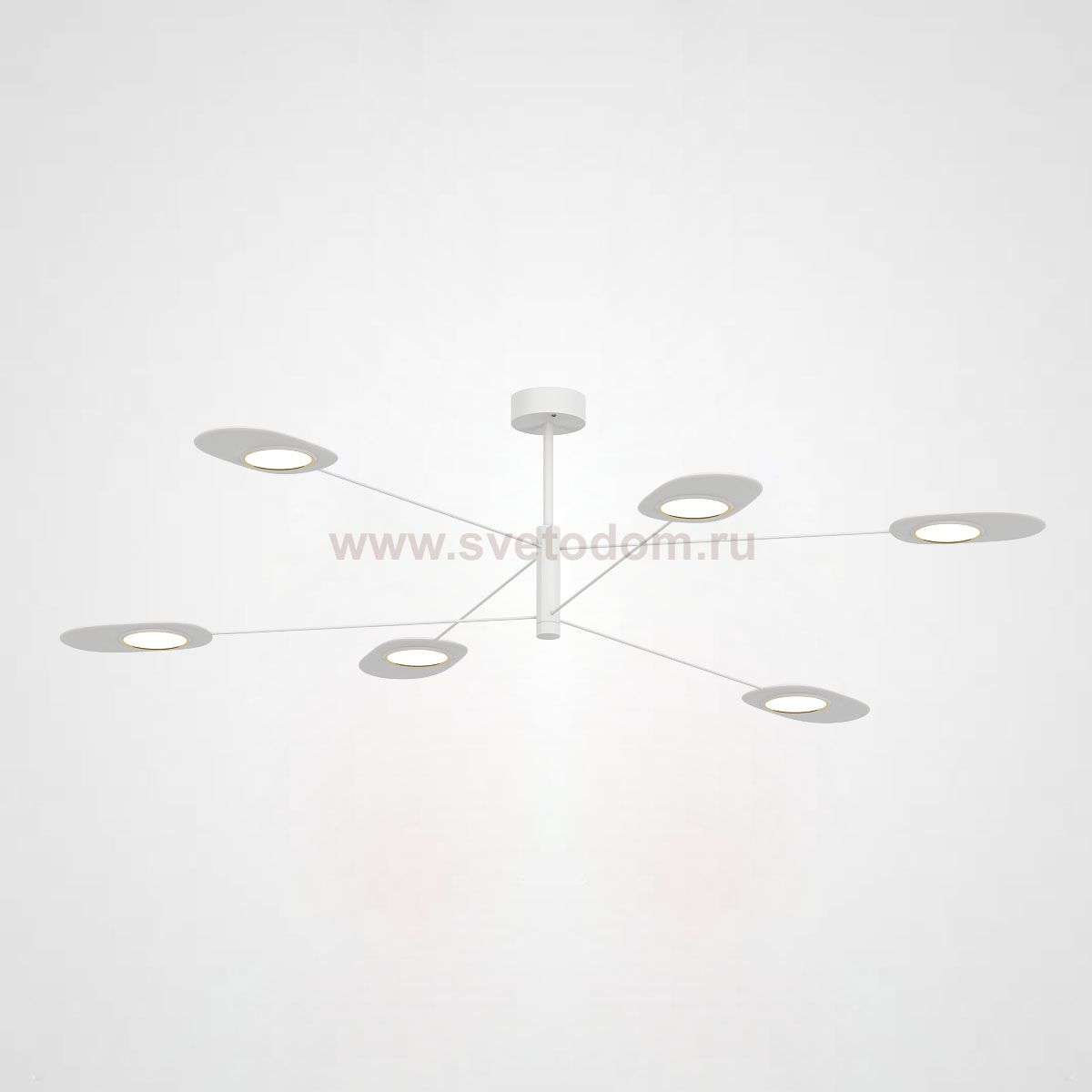 Люстра на штанге INGEL D110 6 lamps White ImperiumLoft 193548-26