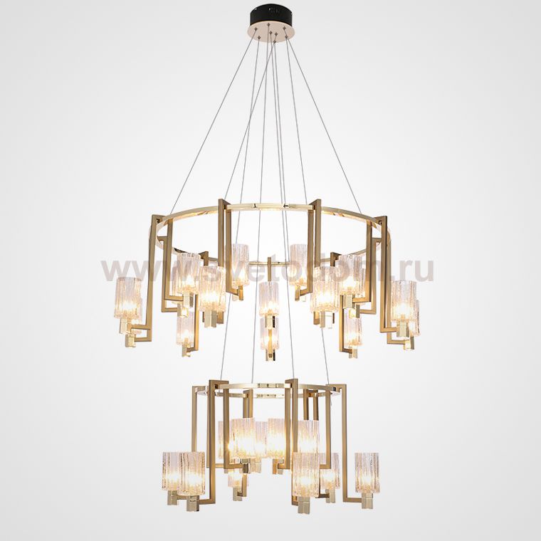 Подвесная кольцевая люстра KRISTEL D110 30 lamps ImperiumLoft 193561-26