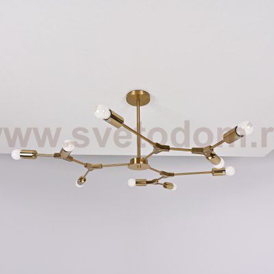 Люстра на штанге LATE D103 Gold ImperiumLoft 193584-26