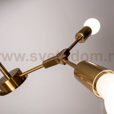 Люстра на штанге LATE D55 Gold ImperiumLoft 193585-26