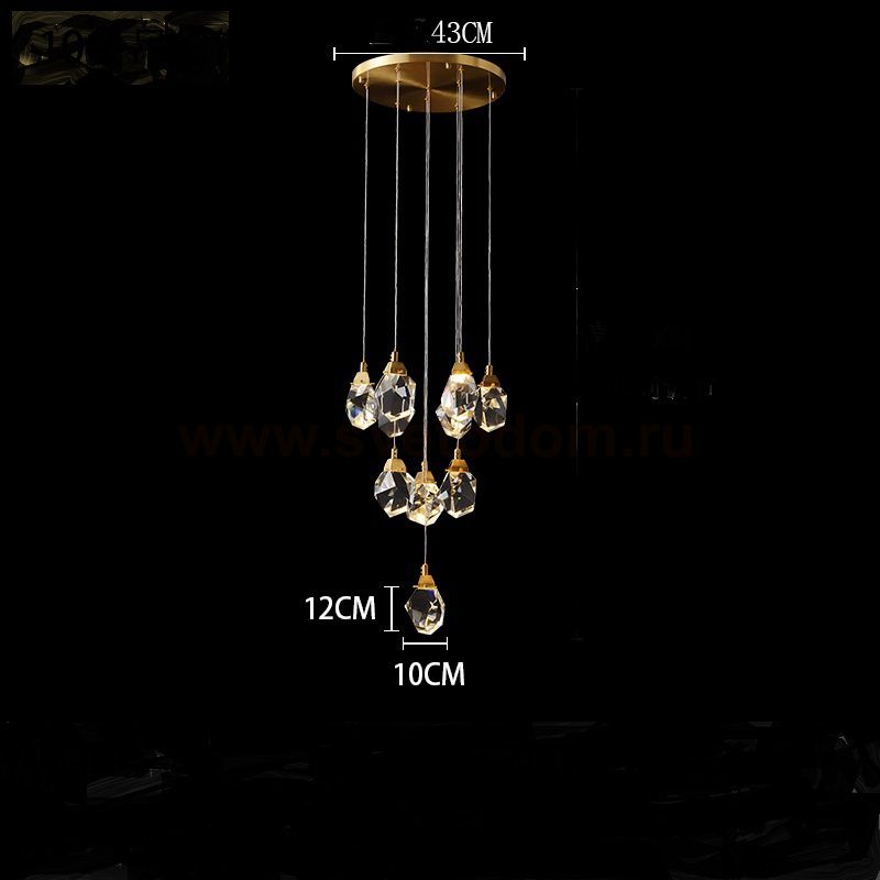 Подвесной светильник CRISTEL ONE D43 ImperiumLoft 193599-26