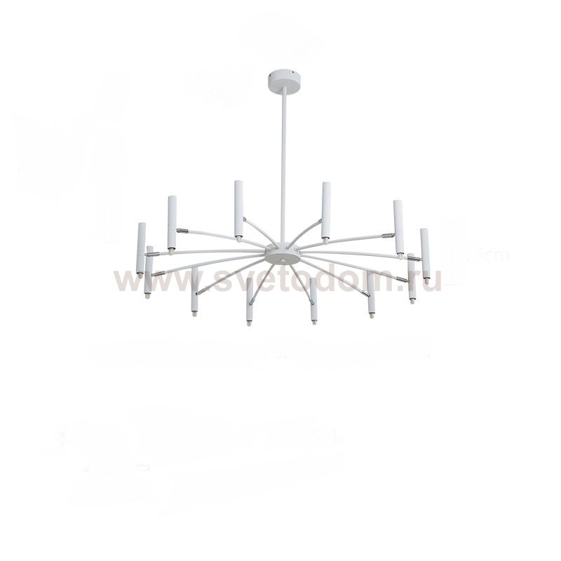 Люстра POP P40 Chandelier 12 lamps D100 Mod.A White ImperiumLoft 193601-26