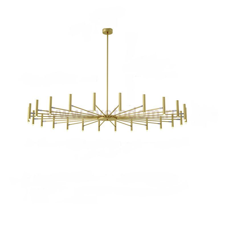 Люстра POP P40 Chandelier 24 lamps D180 Mod.A Gold ImperiumLoft 193610-26