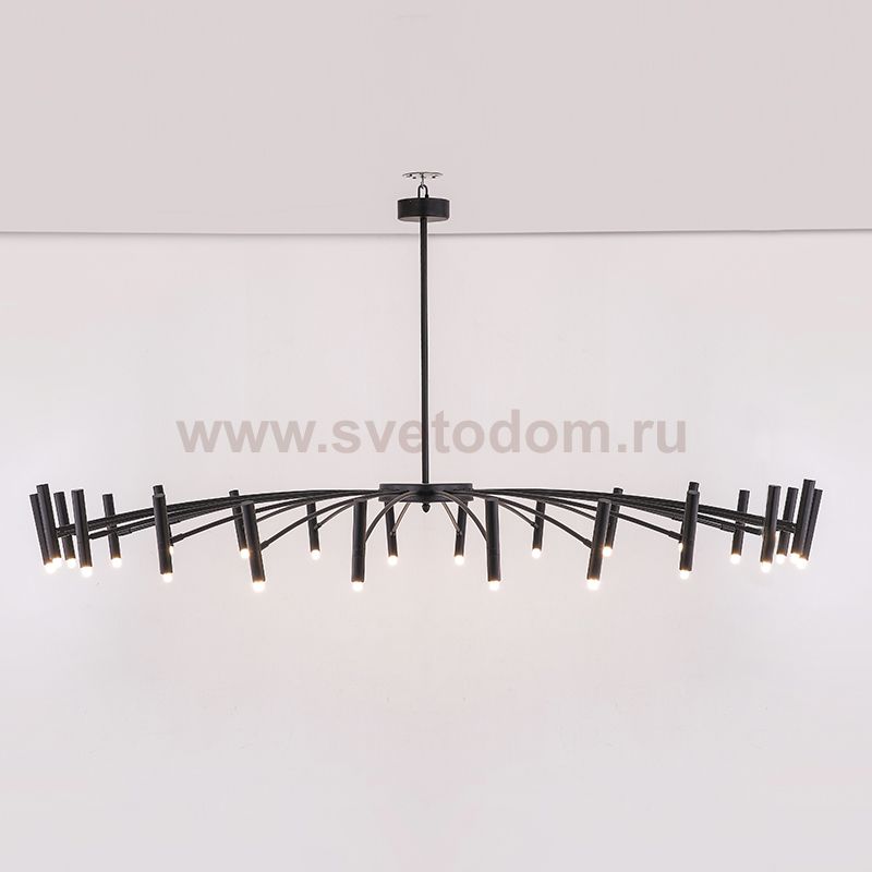 Люстра POP P40 Chandelier 24 lamps D180 Mod.B Black ImperiumLoft 193612-26