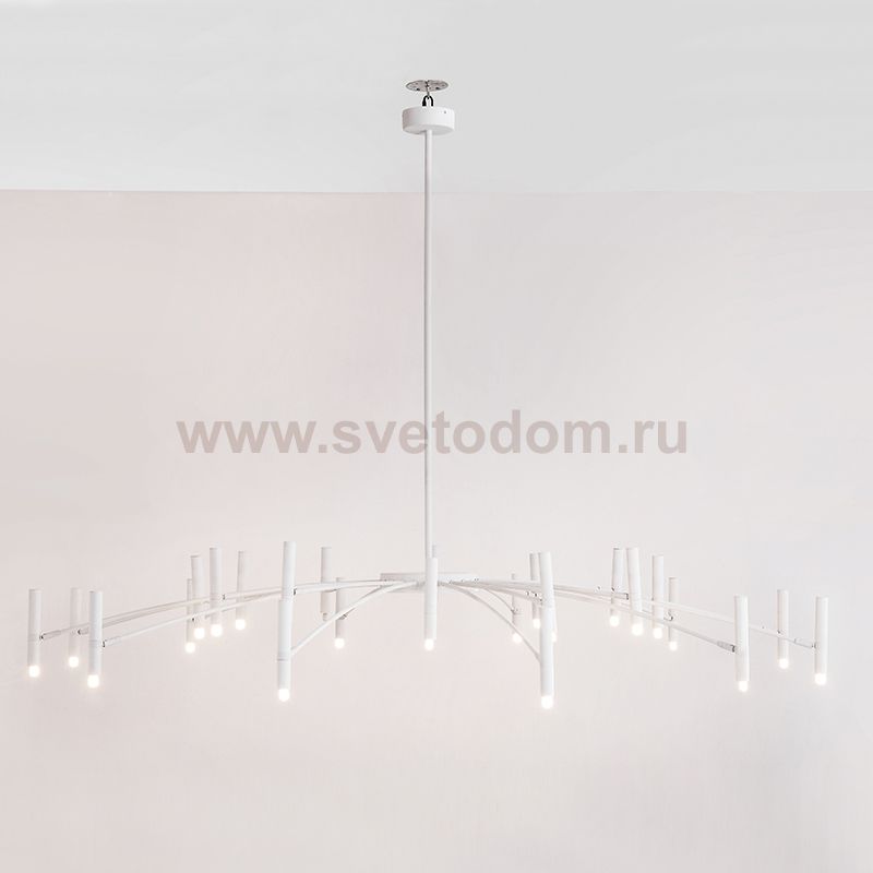 Люстра POP P40 Chandelier 24 lamps D180 Mod.B White ImperiumLoft 193614-26