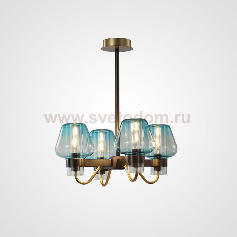 Люстра MONTALEMBERT D45 Blue ImperiumLoft 193637-26