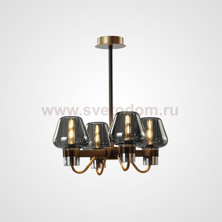 Люстра MONTALEMBERT D45 Smoky ImperiumLoft 193640-26