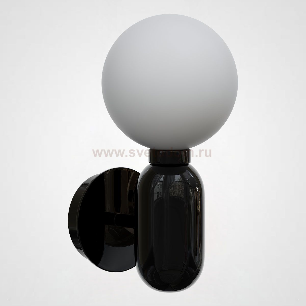 Бра Parachilna Aballs black D20 ImperiumLoft 193659-22