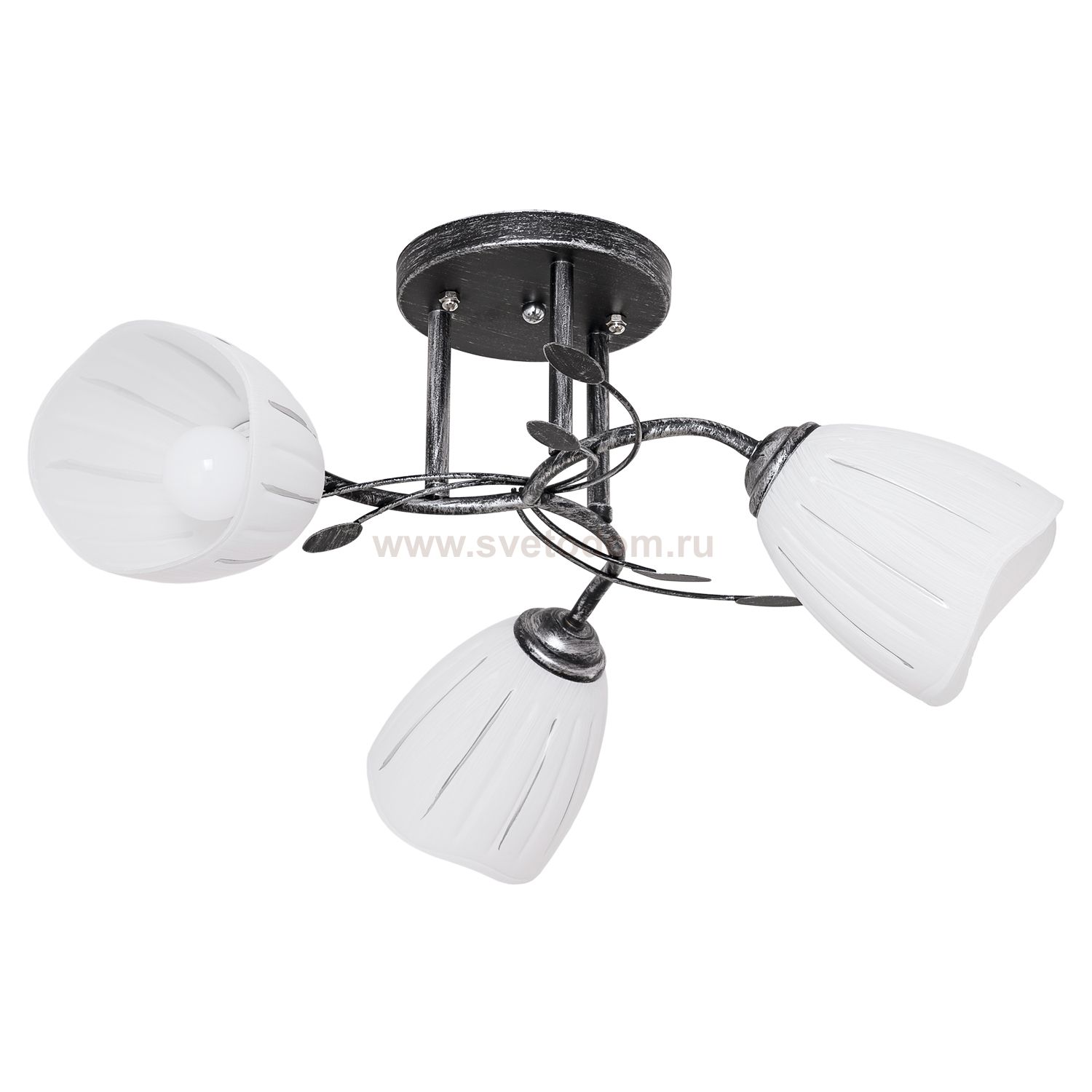 Потолочный светильник Экономсвет 1936YX/3BK+SV WT