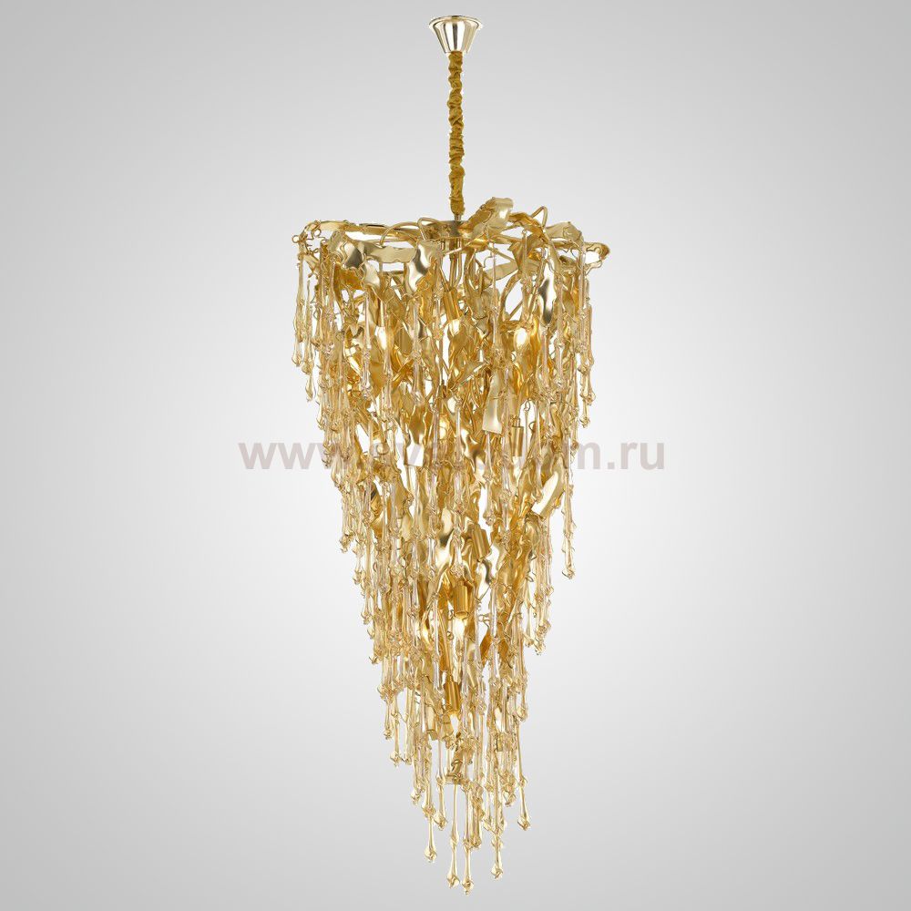 Подвесная люстра AVOLO GOLD ImperiumLoft 193717-23
