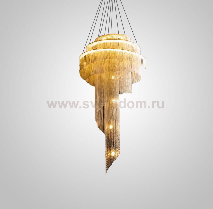 Подвесная люстра CONCORDIA GOLD D60 Gold ImperiumLoft 193719-23