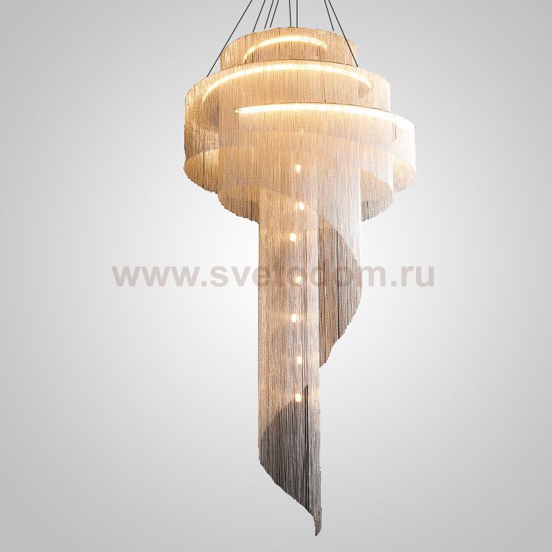 Подвесная люстра CONCORDIA GOLD D120 Chrome ImperiumLoft 193725-23