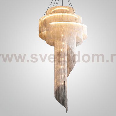 Подвесная люстра CONCORDIA GOLD D120 Chrome ImperiumLoft 193725-23