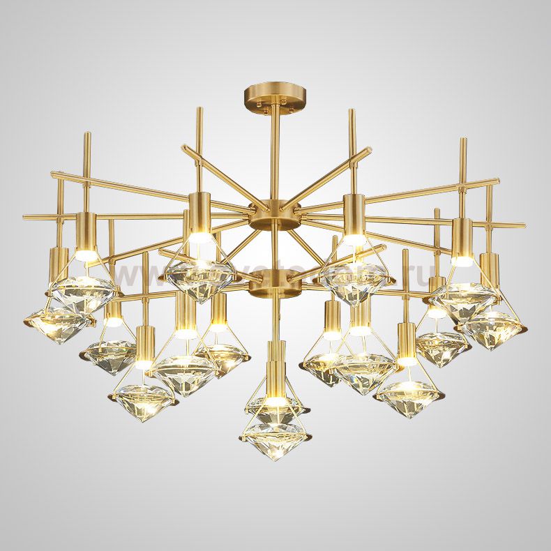 Потолочная люстра GLASGOW CH L16 ImperiumLoft 193734-23