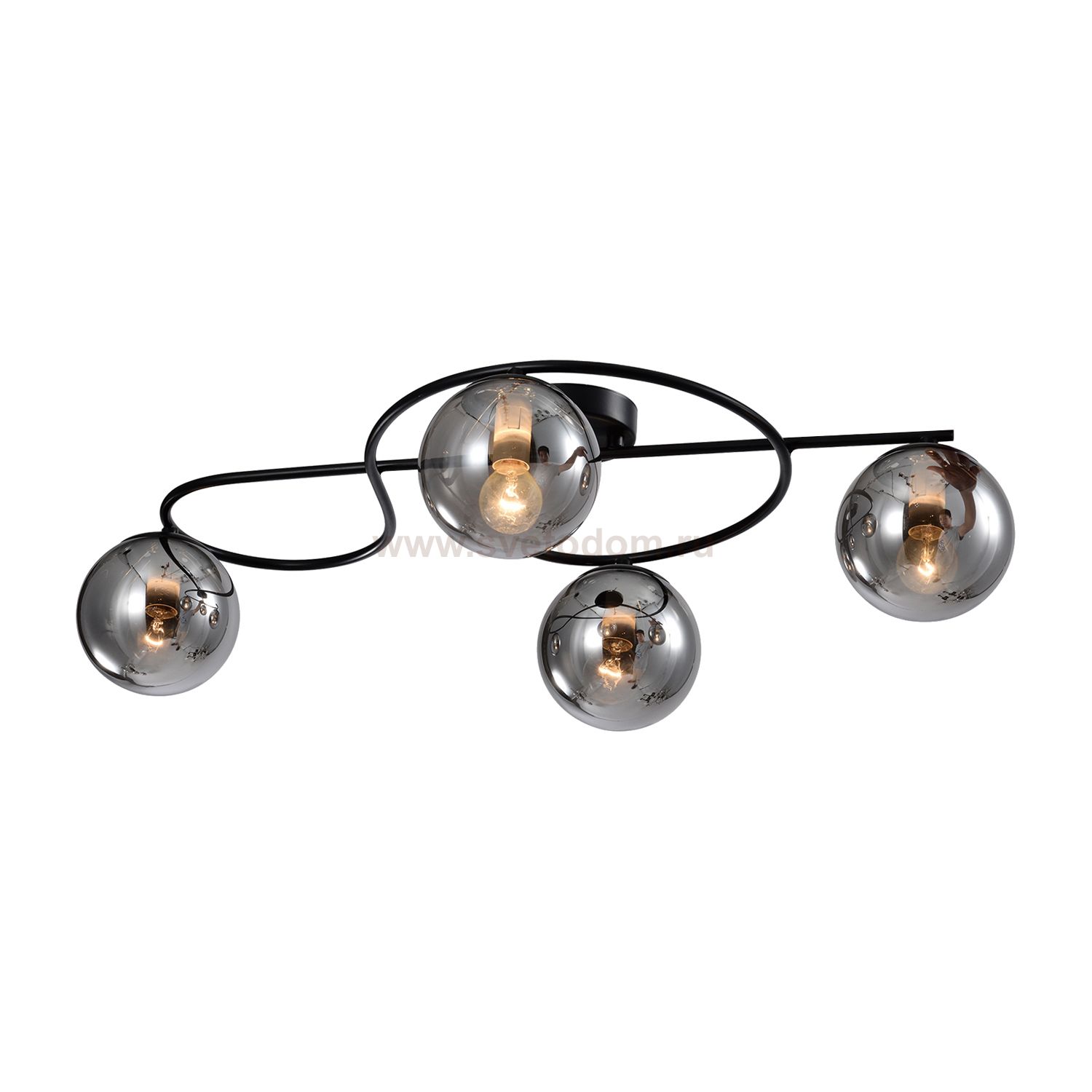 Люстра современная Экономсвет 19393/4BK GR