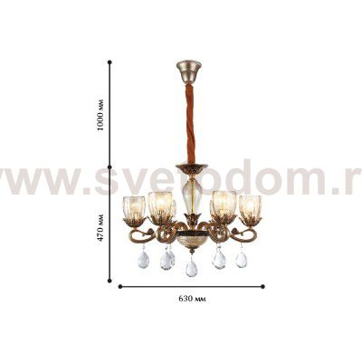 Люстра Favourite 1941-6P Campanula