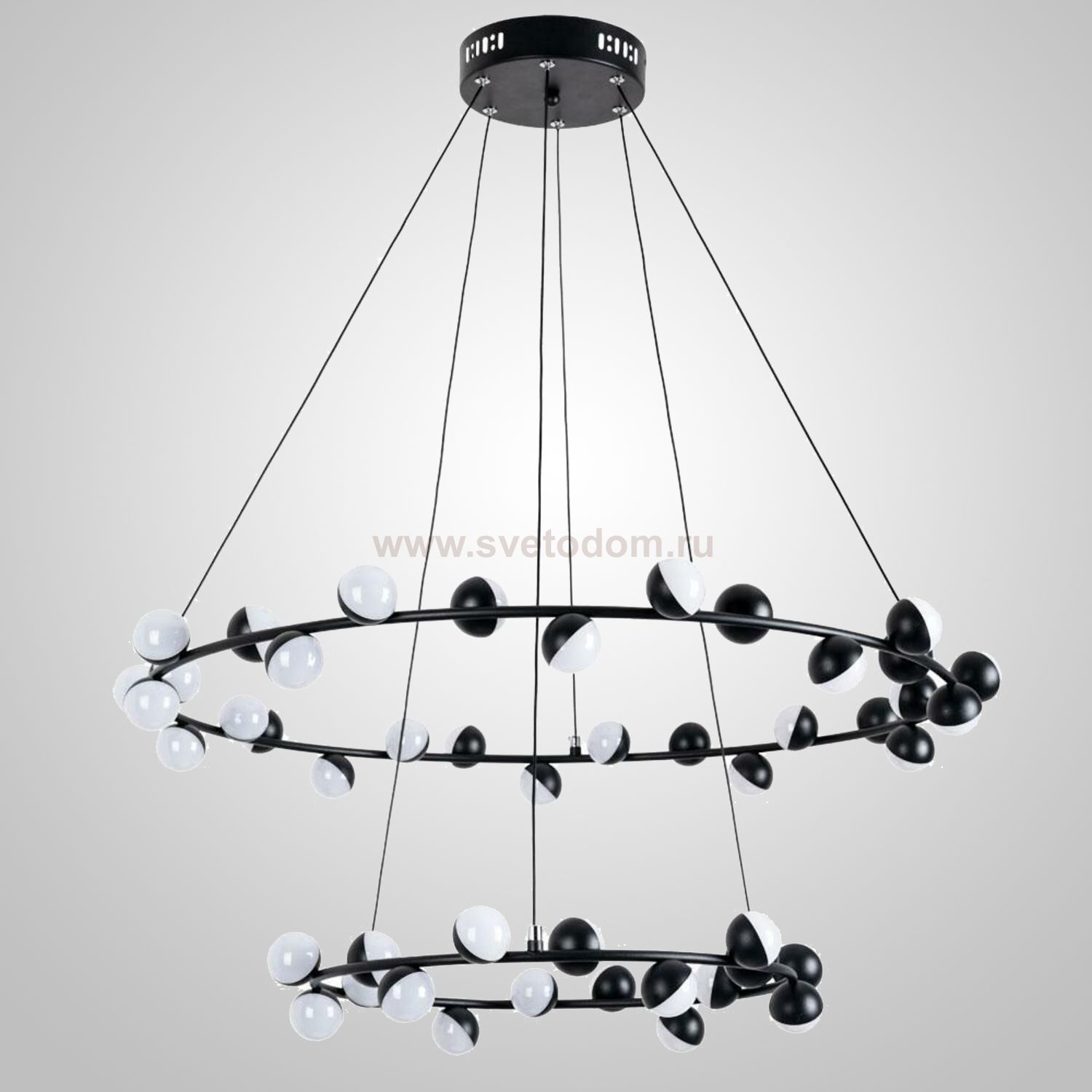 Подвесная люстра AQUATIO L48 Black ImperiumLoft 194903-23